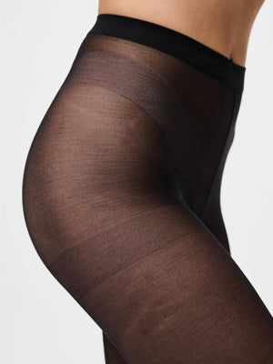 NEW NIKOLINE 20 DEN (2 PAK) STRØMPEBUKSER - BLACK