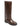 SUEDE FOLDOVER BOOT - BROWN