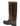 SUEDE FOLDOVER BOOT - BROWN