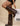 SUEDE FOLDOVER BOOT - BROWN