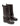 SUEDE FOLDOVER BOOT - BROWN