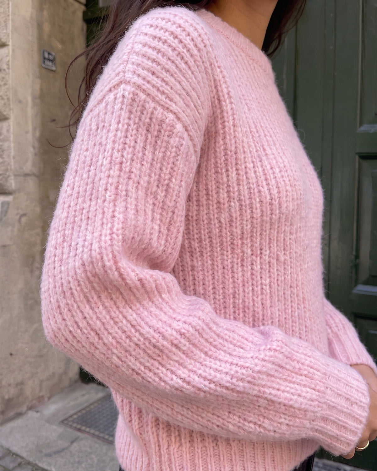 DORTHEA CHUNKY KNIT - ROSEATE SPOONBILL MELANGE [AI]