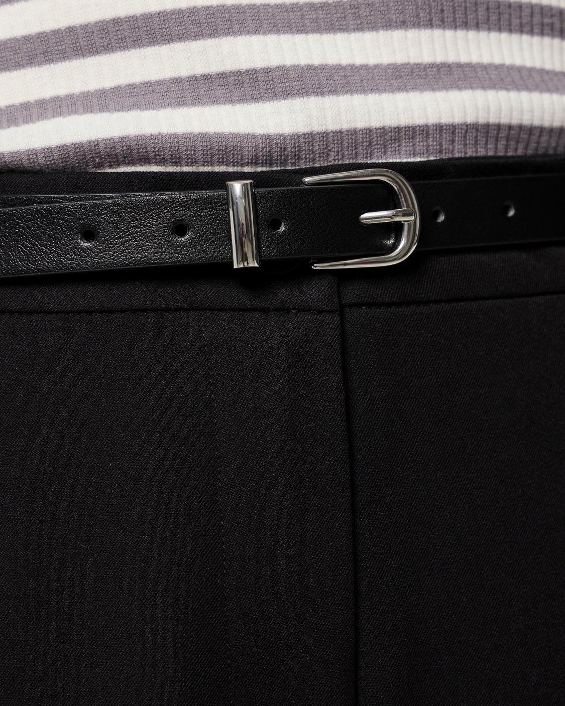 MYRA BELT - BLACK/SILVER