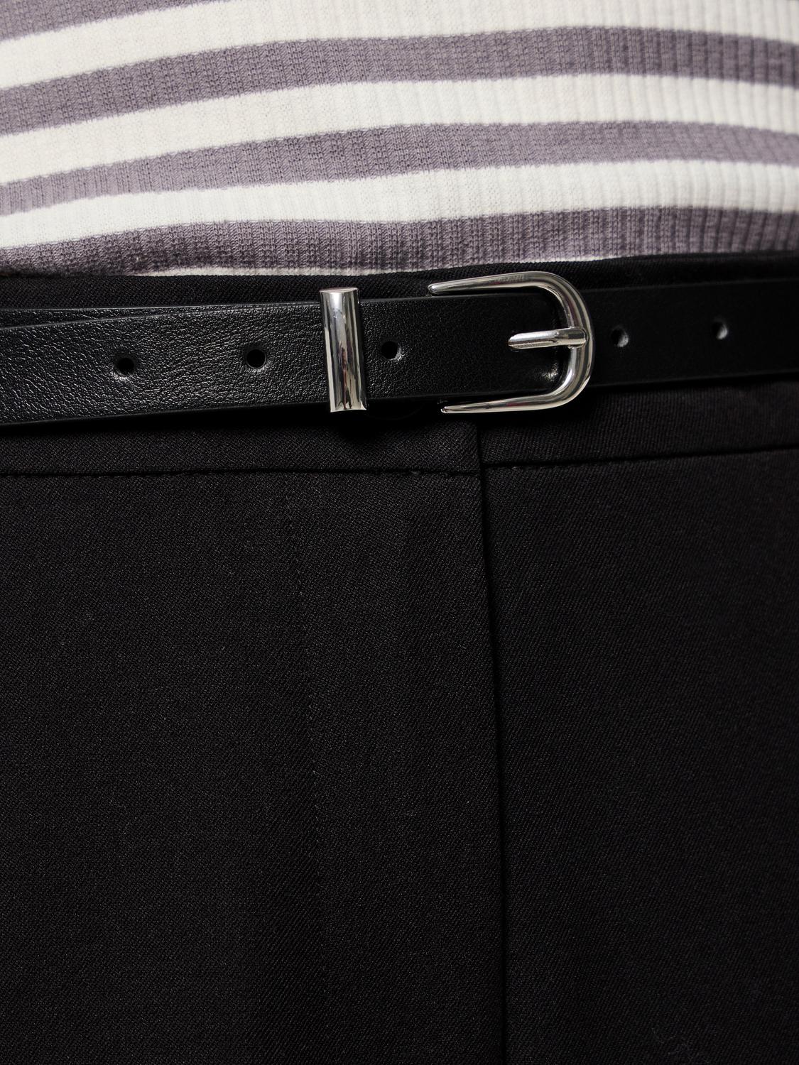 MYRA BÆLTE - BLACK/SILVER - Dinvintageshop