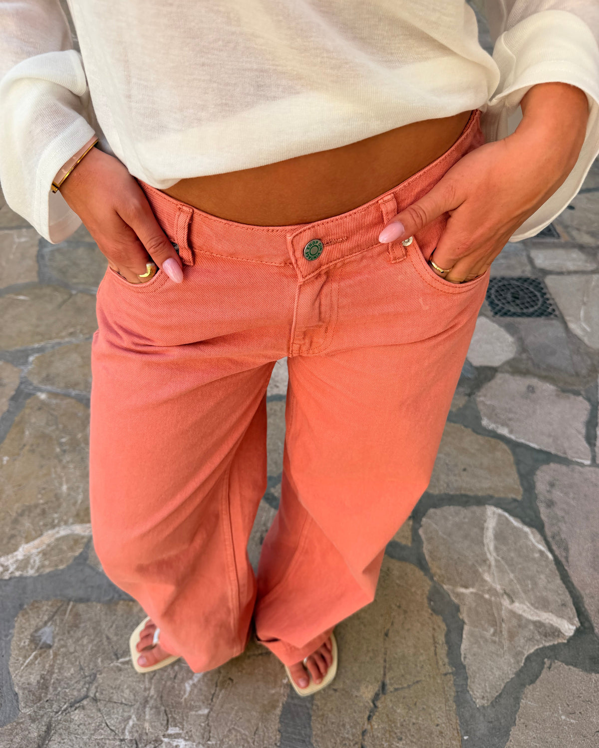 ESTHER JEANS - CORAL