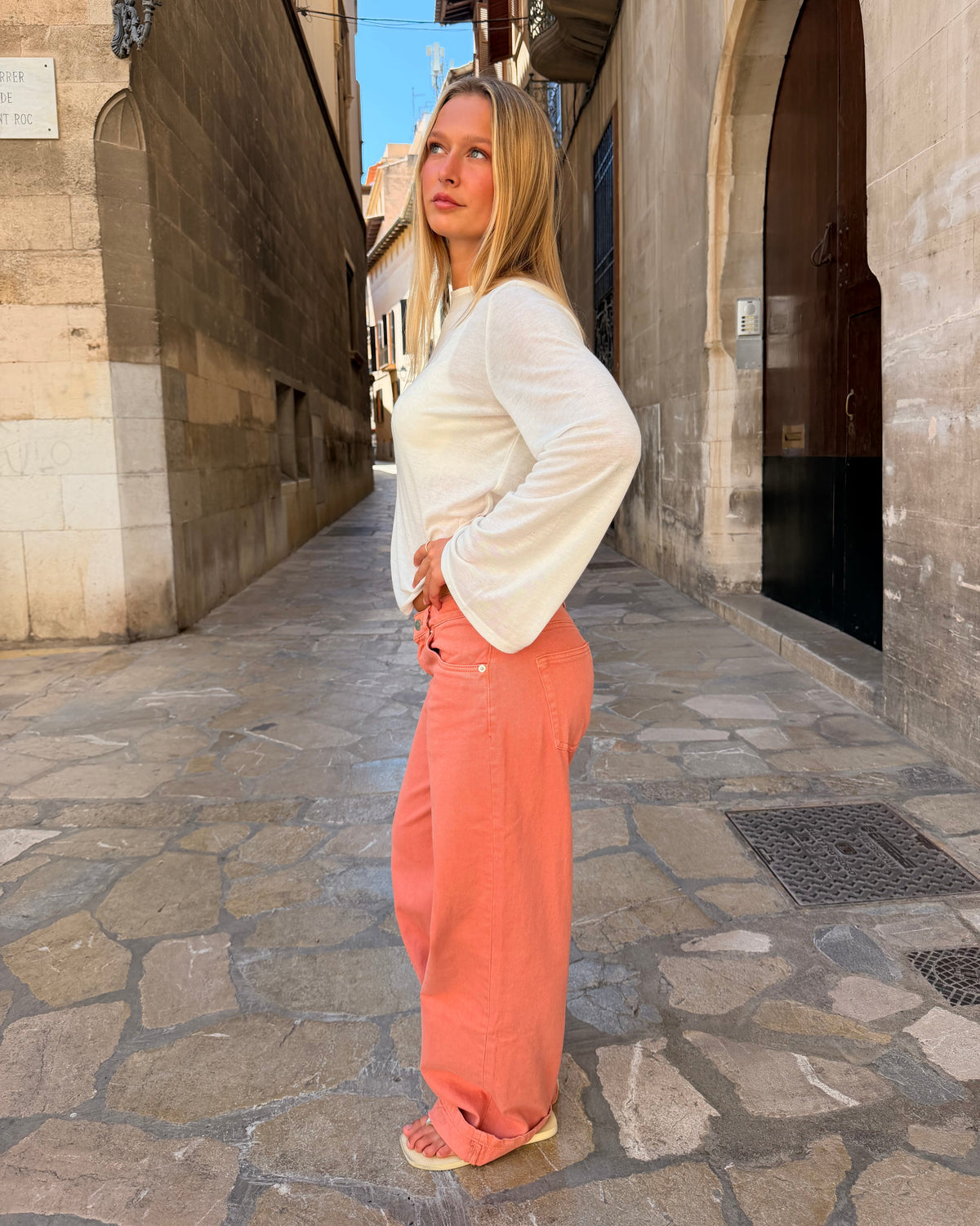 ESTHER JEANS - CORAL