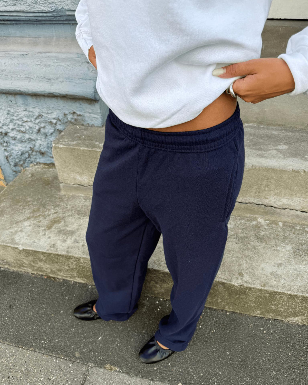 FRUIT SWEATPANTS U/ ELA - NAVY