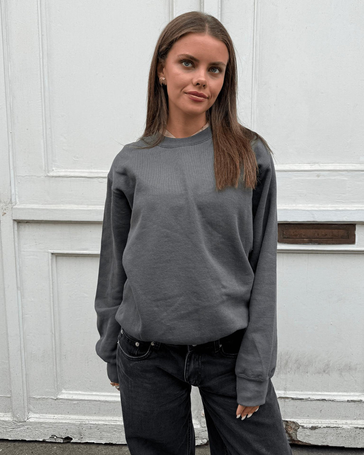 FRUIT SWEATSHIRT - DARK GREY
