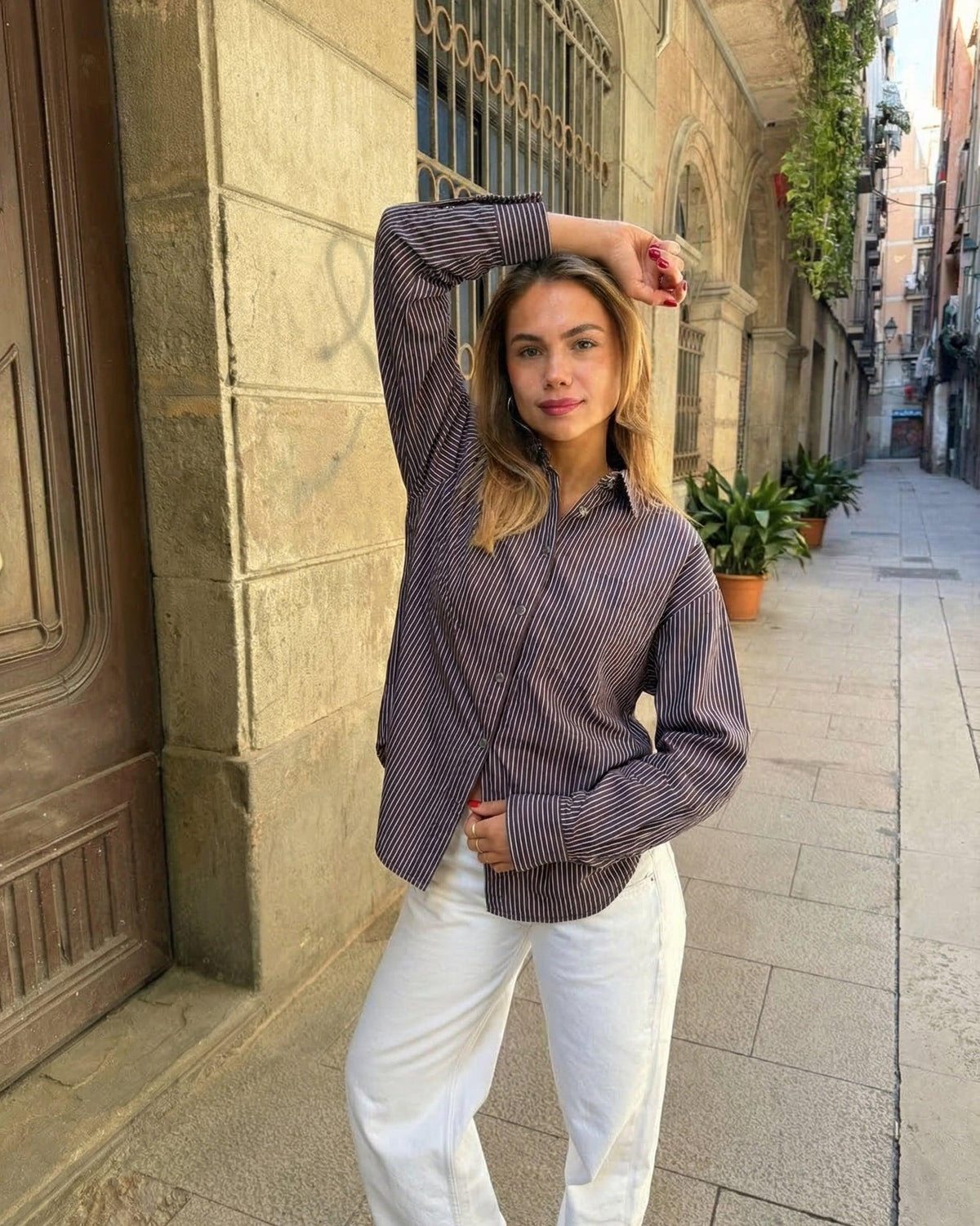 EMMY LOOSE SHIRT - DELICIOSO/PINK