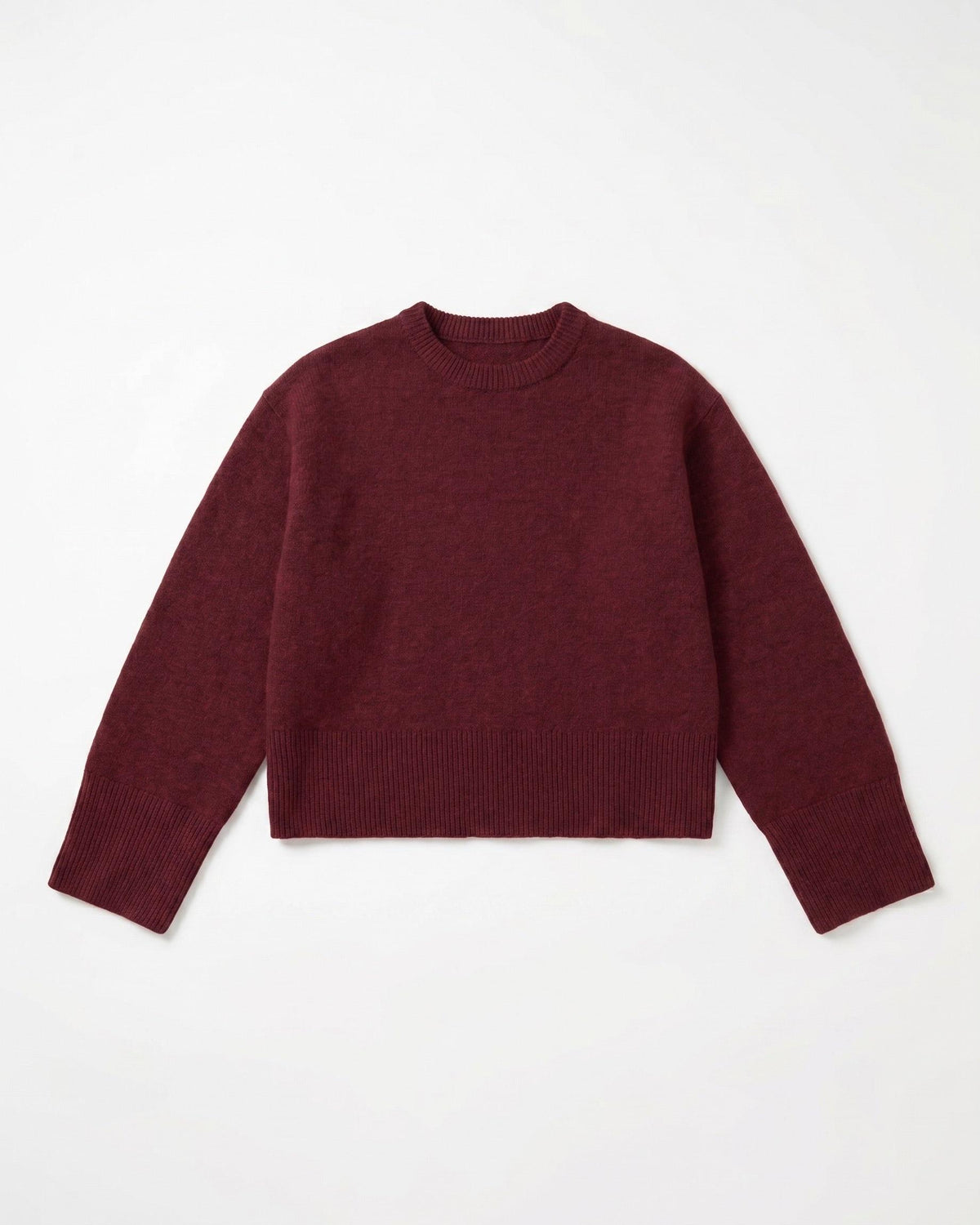 STINE OVERSIZE KNIT i bordeaux fra DinVintageShop