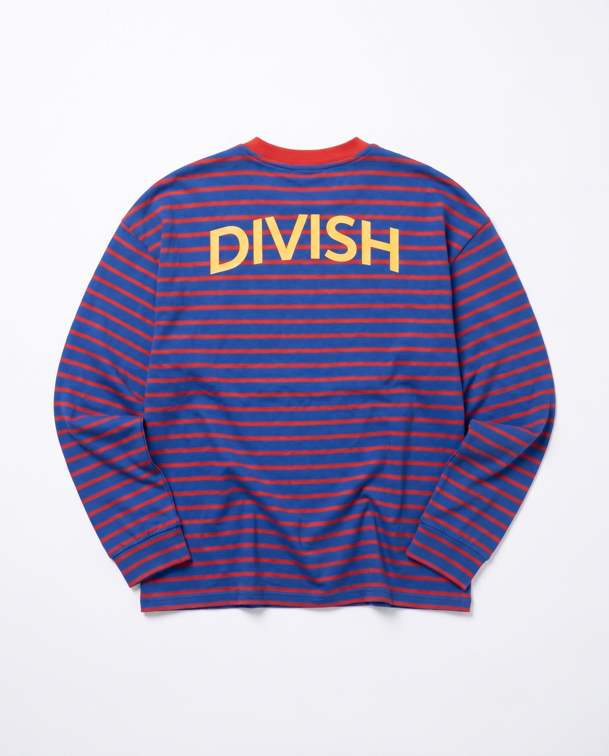 DINA STRIPE TEE (rygprint) - ROYAL BLUE/RED - Dinvintageshop
