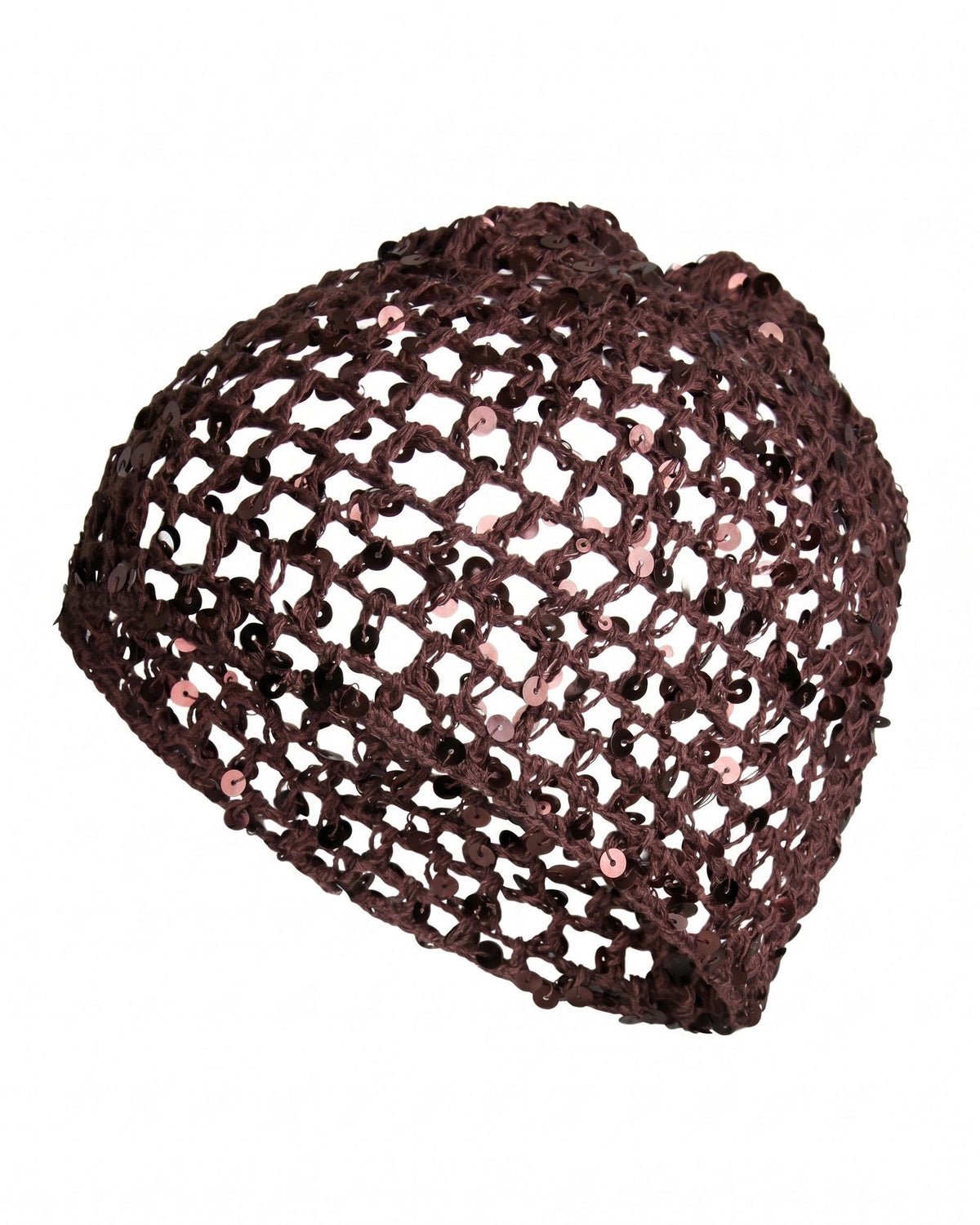 JANNY CROCHET HAT - HOT FUDGE
