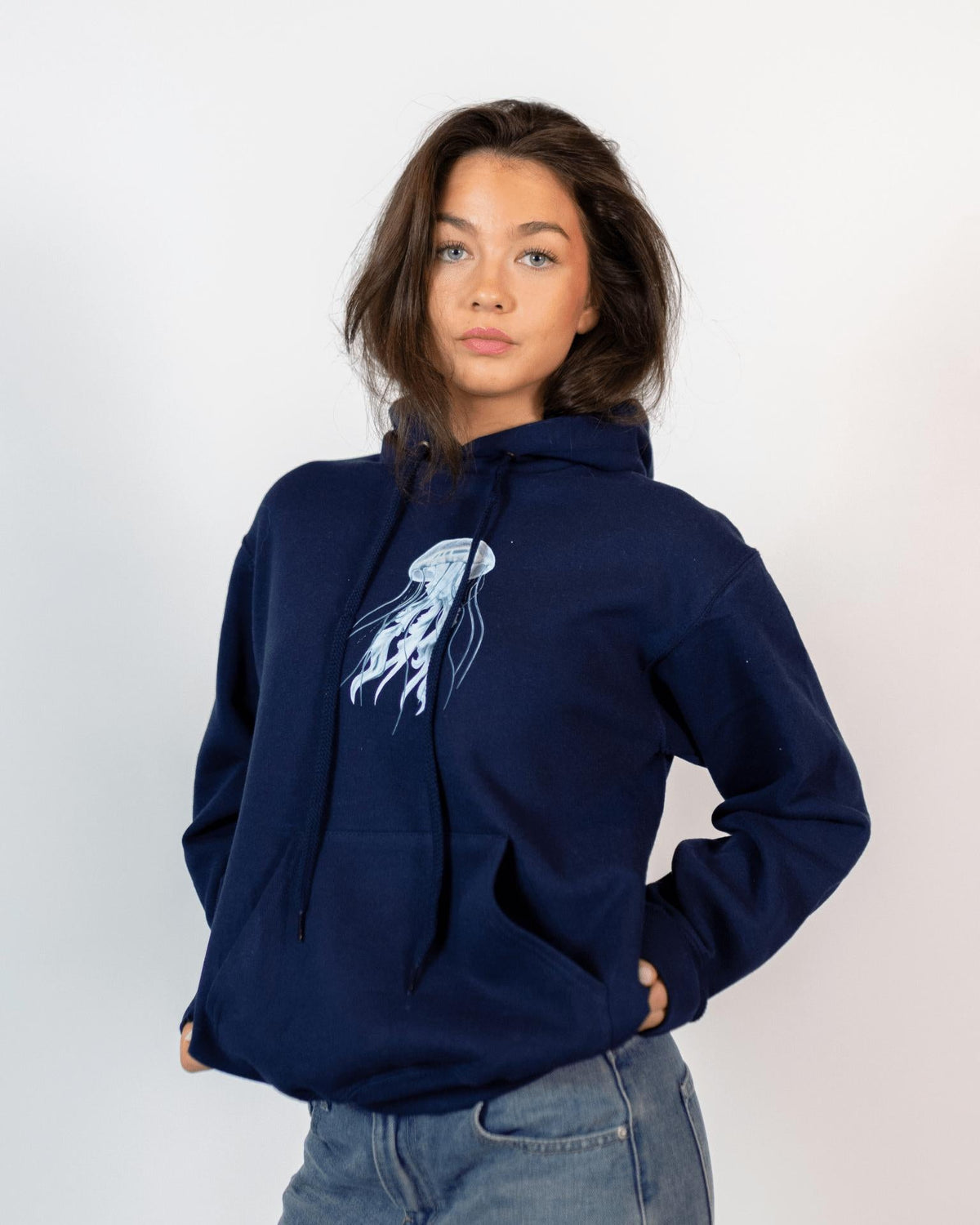 JELLYFISH HOODIE - NAVY