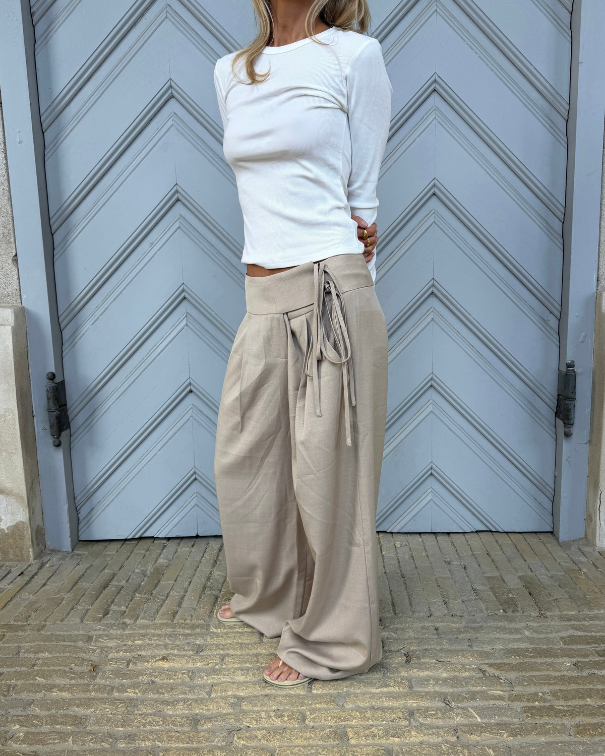 MAIA SUIT PANT - SAND