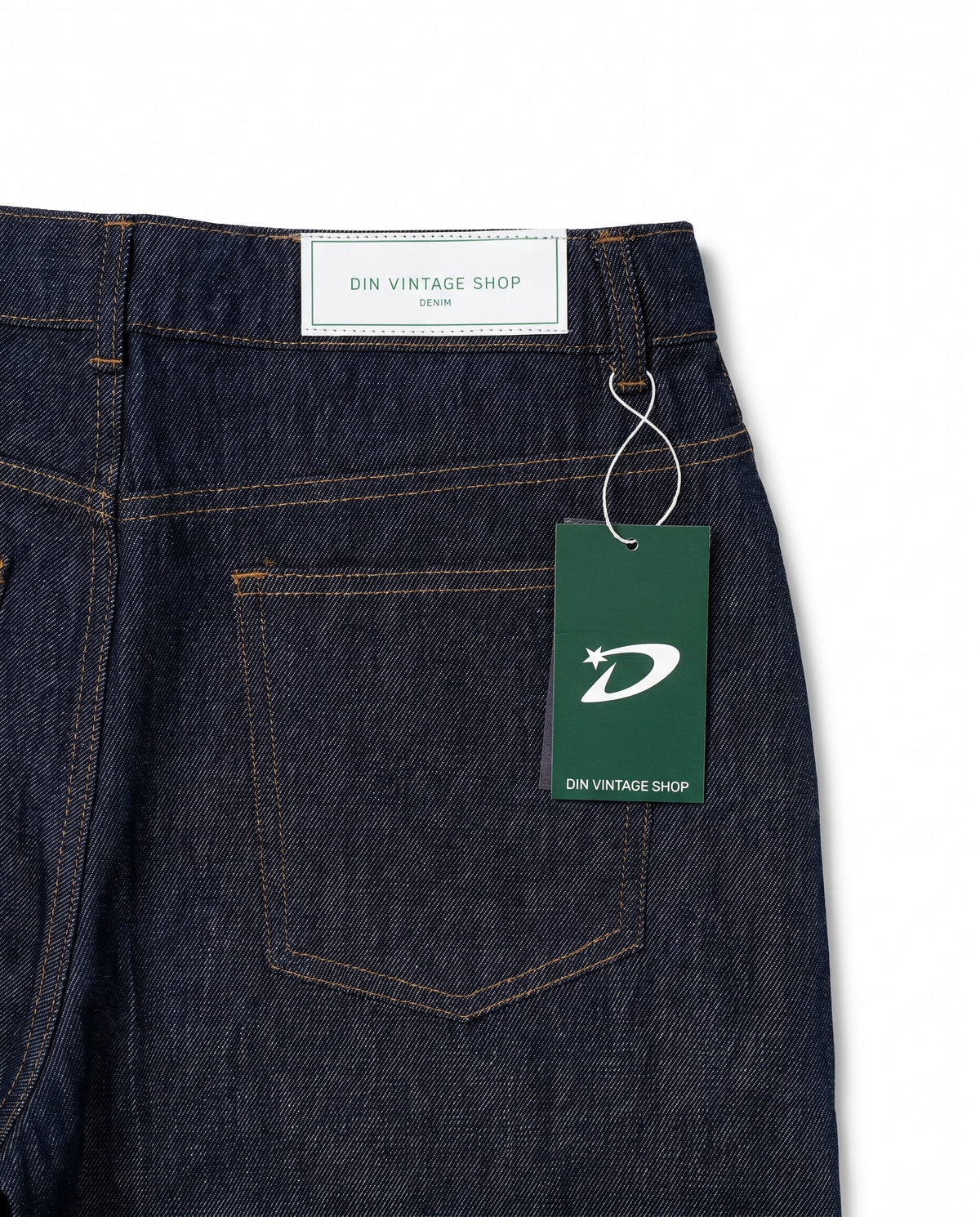 MARIE BAGGY JEANS - SELVEDGE BLUE - Dinvintageshop