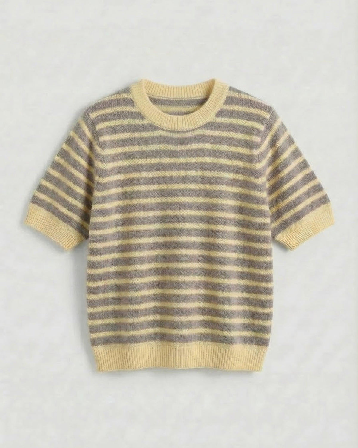 MIRA STRIBET STRIK - BUTTER YELLOW/TAUPE