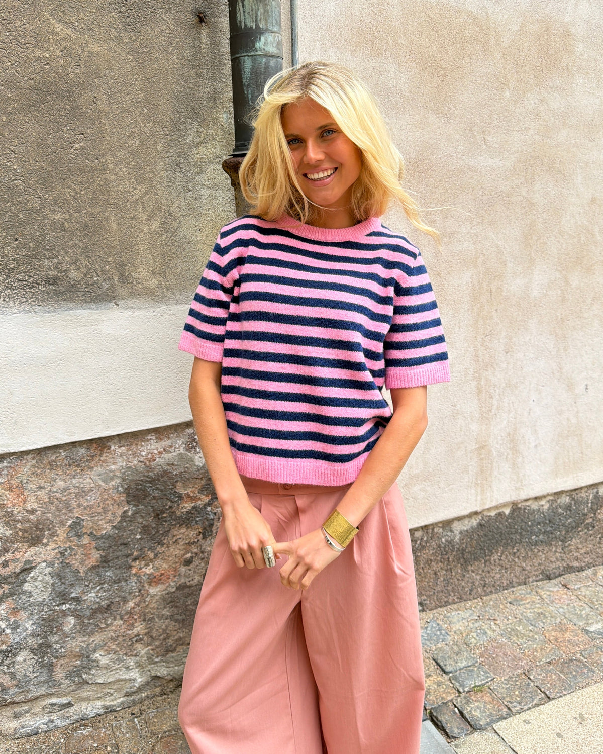 MIRA STRIBET STRIK - PINK/NAVY