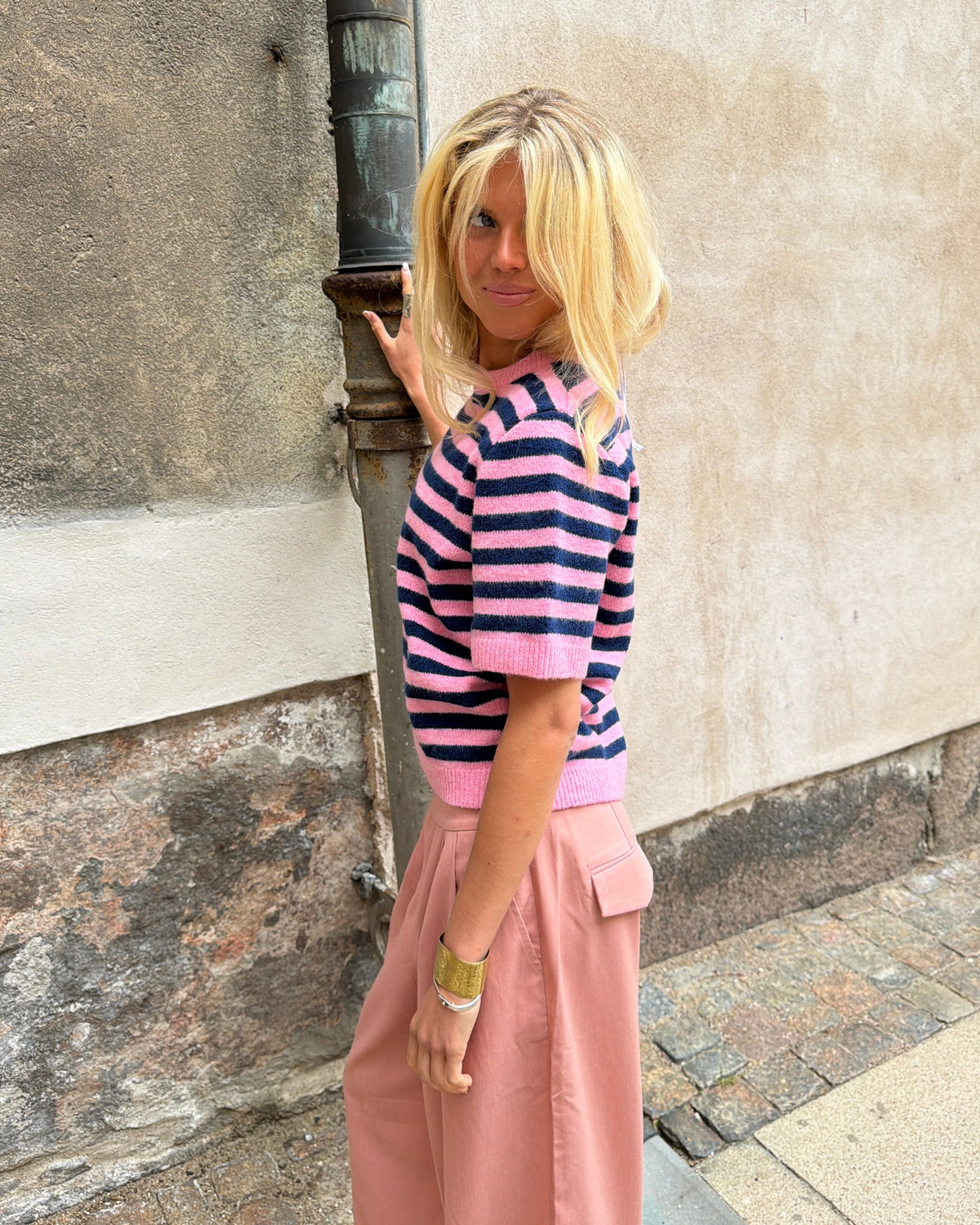 MIRA STRIBET STRIK - PINK/NAVY