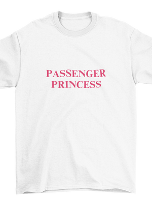 PASSENGER PRINCESS, BABY TEE - HVID