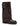 SUEDE FOLDOVER BOOT - BROWN