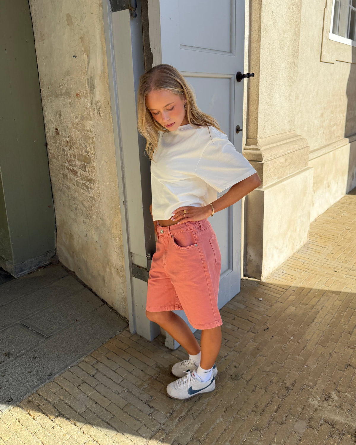 OLIVIA JORTS - CORAL