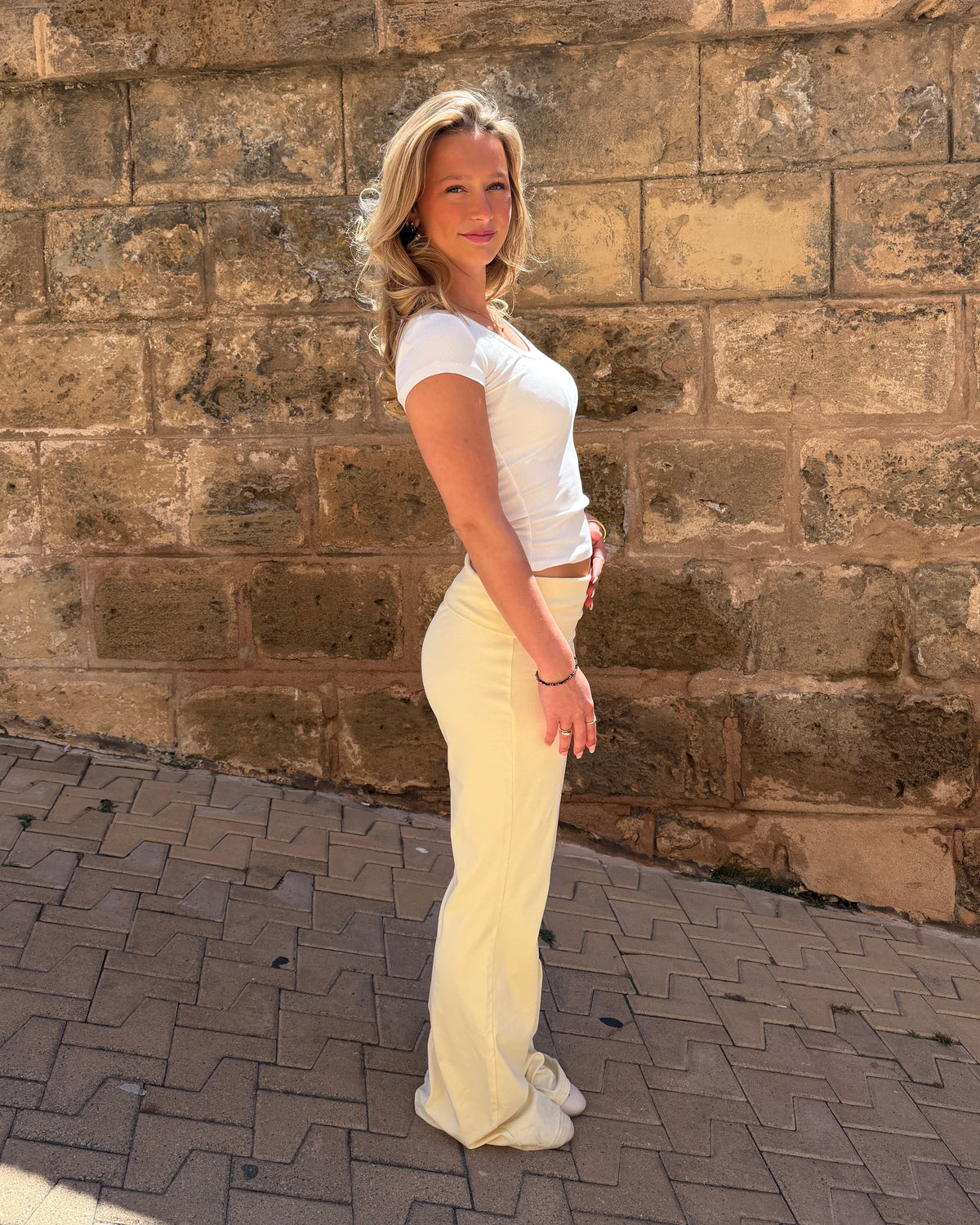 SASHA PANT - BUTTER YELLOW