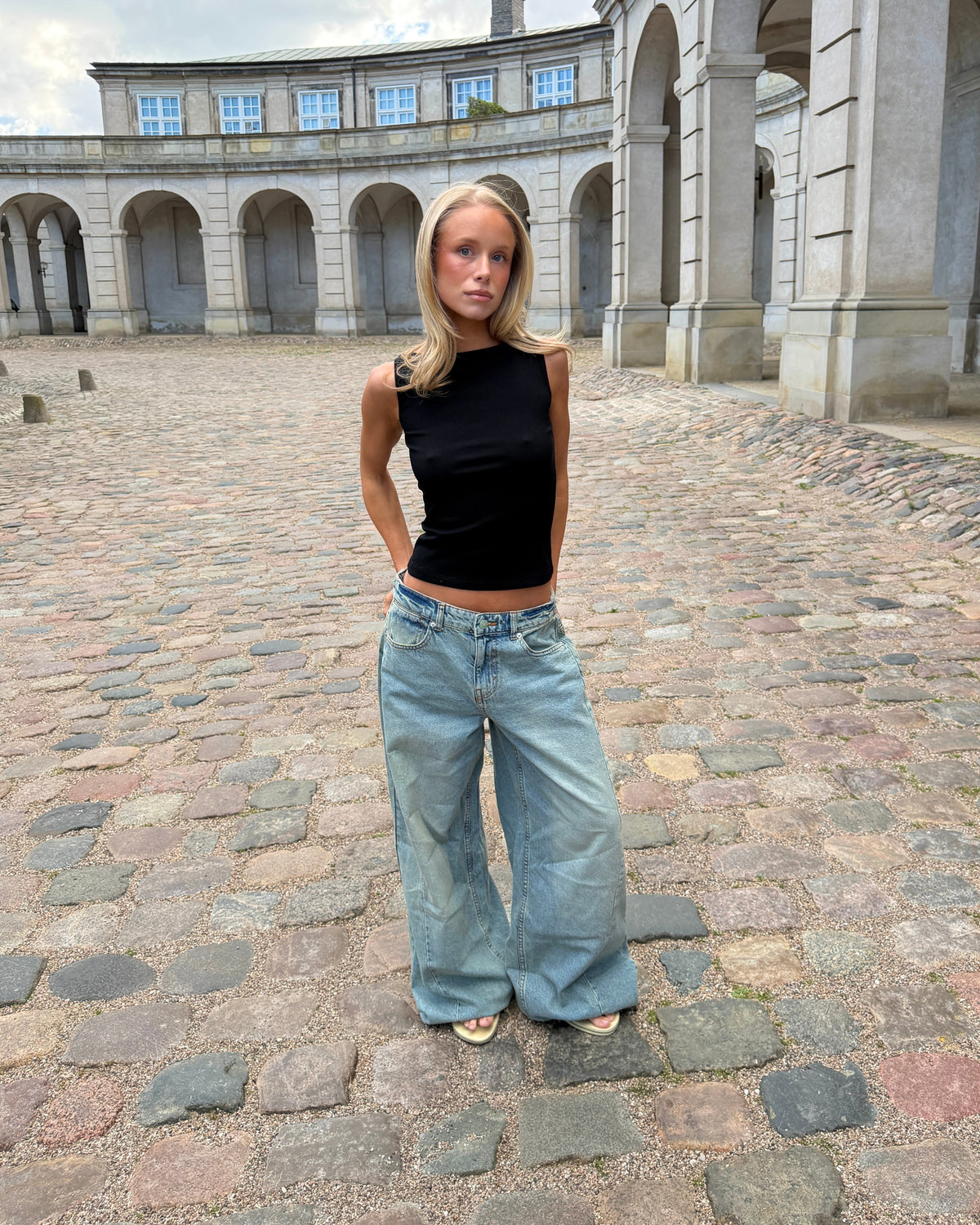 SILLE BAGGY JEANS - BLUE WASHED