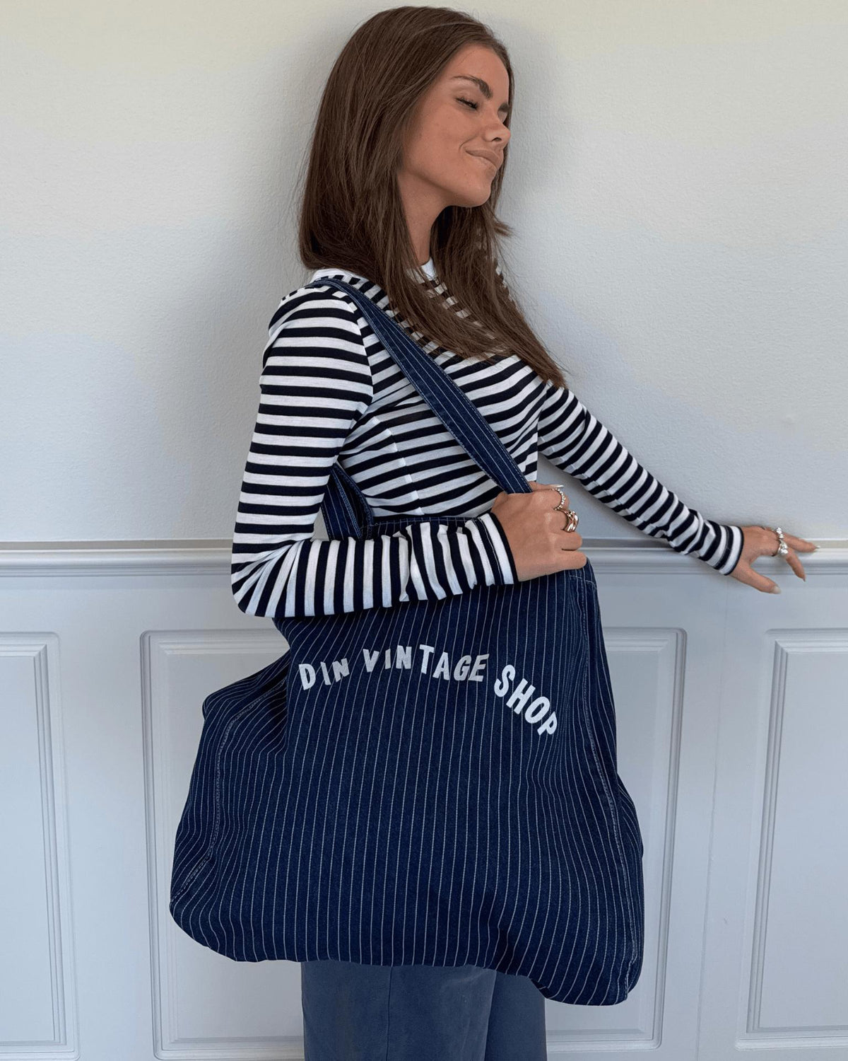 TOTEBAG - DARK STRIPE