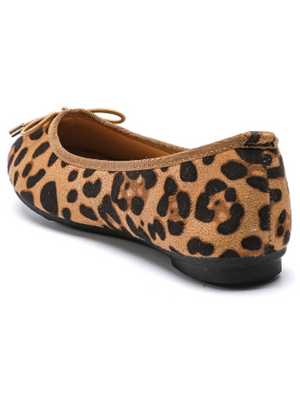 ANNA BALLERINA SHOES - LEOPARD